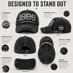 Handcuffs Stylish Cotton Adjustable Baseball Cap for Men and Women, Embroidered Unisex Cap for Summers